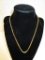 Gold filled box-link chain necklace 14 in. long