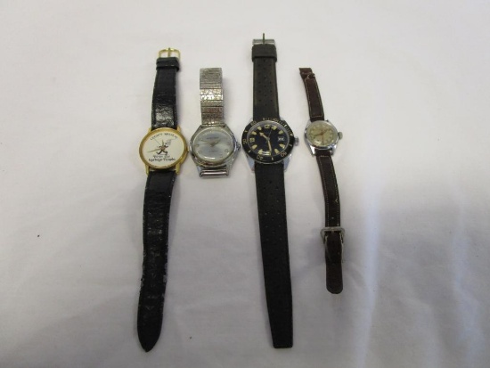 Lot of 4 men's wristwatches