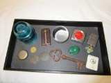 Tray lot of interesting and useful vintage items