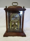 Wood anniversary clock made in West Germany
