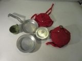 BSA Canteen and Dinner Kit w/ Plate, Pot, Pan and Plastic Mug