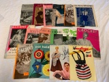 Lot of 16 Vintage 1940s-1960s Pattern Booklets-includes Doilies, Stoles, Handbags, Pot Holders