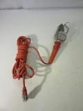 Orange Construction Lamp TESTED in Working Condition