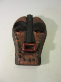 Vintage Clay Hanging Tiki Mask Dellard Ind.