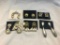 Lot of 6 Silver-Tone and Gold-Tone Clip-On Earrings