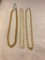 Lot of 3 Gold-Tone Necklaces