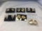 Lot of 6 Gold-Tone and Silver-Tone Clip-On Earrings