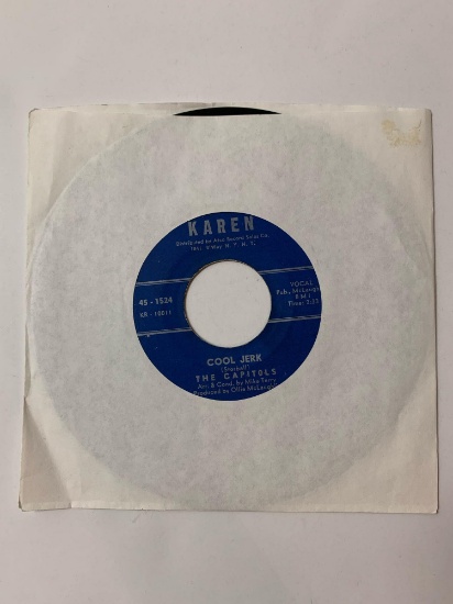 The Capitols ?? Cool Jerk 45 RPM 1966 Record