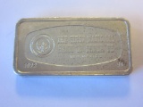 .925 Silver 1000 Grains The First National Bank of Sante Fe New Mexico Bullion
