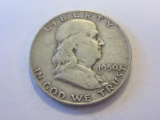 1950-D .90 Silver Franklin Half Dollar