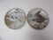 Pair of Franklin Porcelain Water Birds of the World Decorative 9