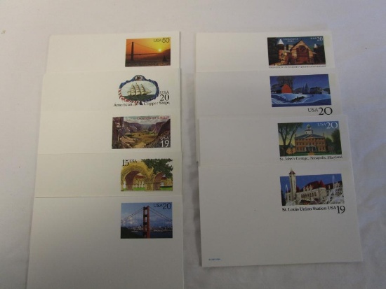 Lot of 60 US Mint USPS pre-stamped post cards