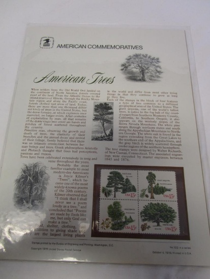 American Commemoratives USPS American Trees. No. 102. October 8, 1978.