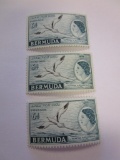 Lot of 3 1953 Bermuda Royal Visit stamps MNH