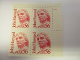 Block of John Harvard USA 56c stamps MNH