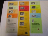 1972 USPS Set of Commemorative Stamps and First Day of Issue Stamps Souvenir Pages