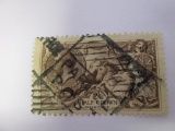 Canceled Parcel Post Great Britain 2/6 Half Crown Postage Stamp