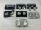 Lot of 7 Silver-Tone Clip-On Earrings