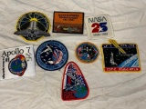 Lot of 8 Vintage NASA Patches