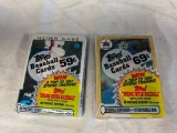 Lot of 2 Unopened Topps Baseball Cello Packs 1986 and 1987
