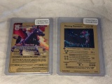 Lot of 2 POKEMON 15g Gold Cards-Mint condition