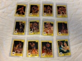 Lot of 12 UTAH JAZZ 1985 Star Basketball Cards