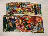 Lot of 14 Vintage Marvel Comic Books-Avengers, The Man-Thing