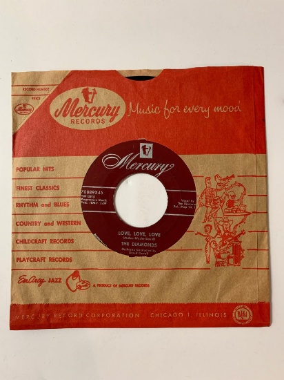 The Diamonds ?? Love, Love, Love / Ev'ry Night About This Time 45 RPM 1956 Record