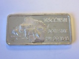 .999 Silver 1oz Wisconsin 30th State Bullion