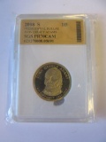 2008-S Presidential Dollar John Quincy Adams SGS PR70CAM