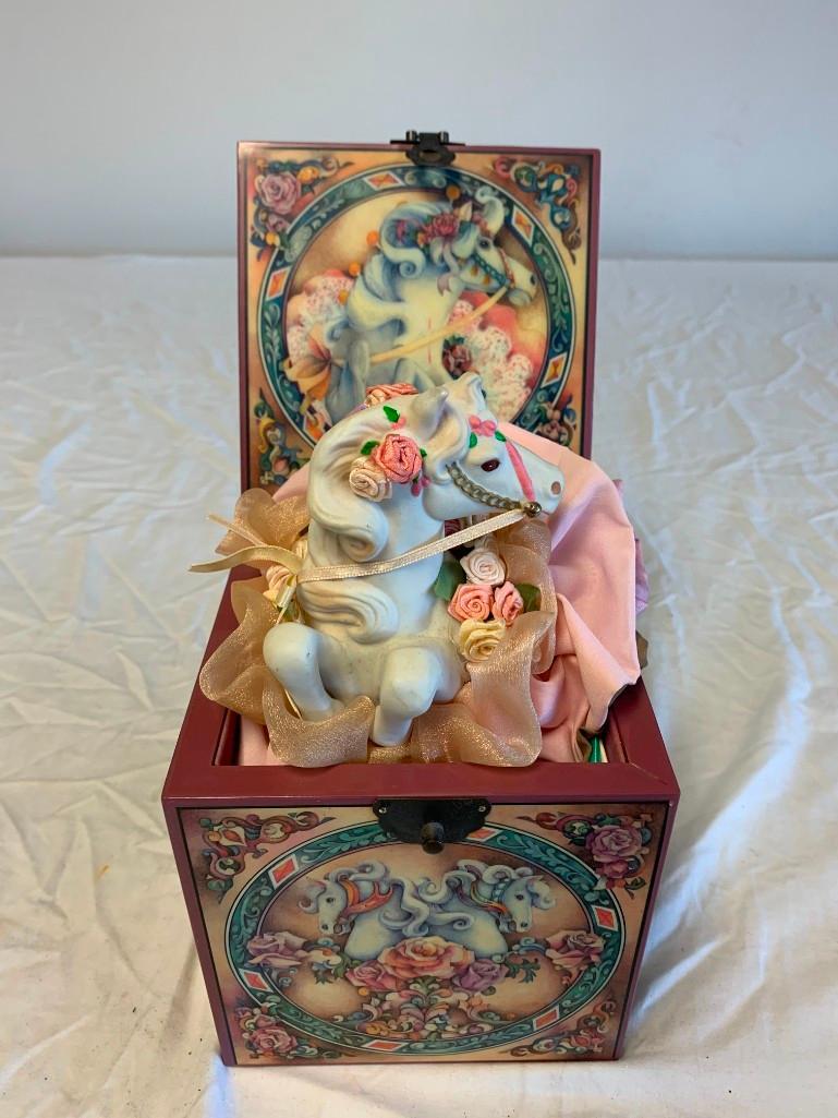 Enesco 1986 ?A Circus Dream? Ladyrose Music Jack | Proxibid