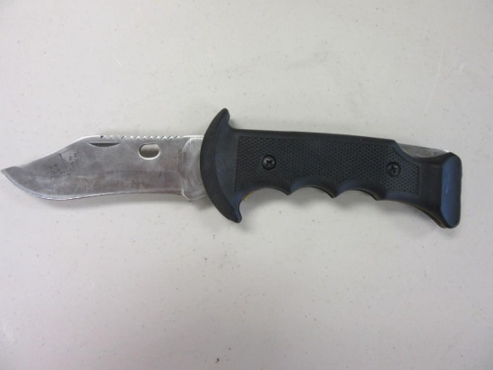 10" Folding Knife w/ 5" Blade and Protractor