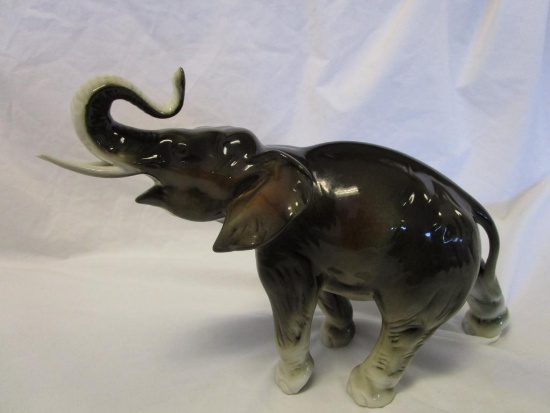 Royal Dux Bohemia Porcelain elephant figurine