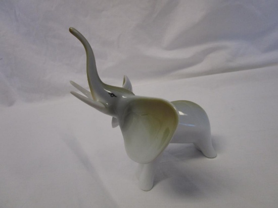 Vintage Hollohaza Hungary Elephant Figurine