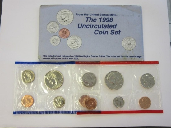 1998 Uncirculated United States Coin Set