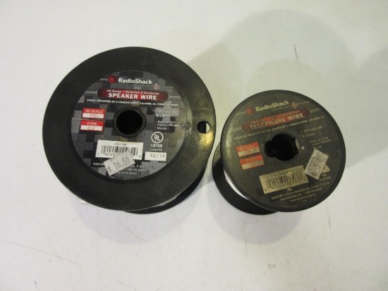 Radioshack Speaker and Telephone Wire Spools