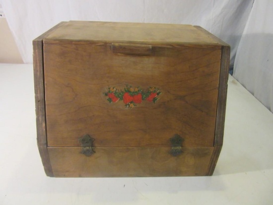 Large Wooden Bread Box