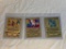 Lot of 3 POKEMON 15g Gold Cards-Charizard, Blastoise and Mew