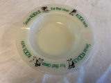 Vintage Milk Glass Kool Ashtray 