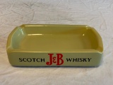 Vintage J & B Scotch Whisky Ceramic Ashtray by Wade pdm England