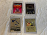 Lot of 4 15g Gold Cards-Pokemon, Pocket Monster, Garbage Pail Kids