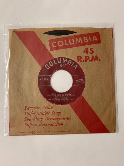 ROSEMARY CLOONEY Come On-a My House / Rose Of The Mountain 45 RPM 1951 Record