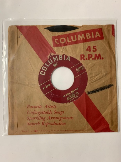 GUY MITCHELL WITH MITCH MILLER AND HIS ORCHESTRA AND CHORUS My Truly, Truly Fair/ Who Knows Love 45