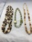 Lot of 3 Wooden Bead Necklaces