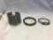 Lot of 3 Silver-Tone Bracelets