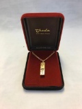 THEDA 12KT Gold Filled Star of David Pendant Necklace