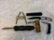 Lot of 4 Folding Pocket Knifes and 1 Fixed Blade Knife