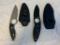 Lot of 2 Fixed Blade Knifes with Belt Holders