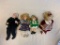 Lot of Modern porcelain Dolls