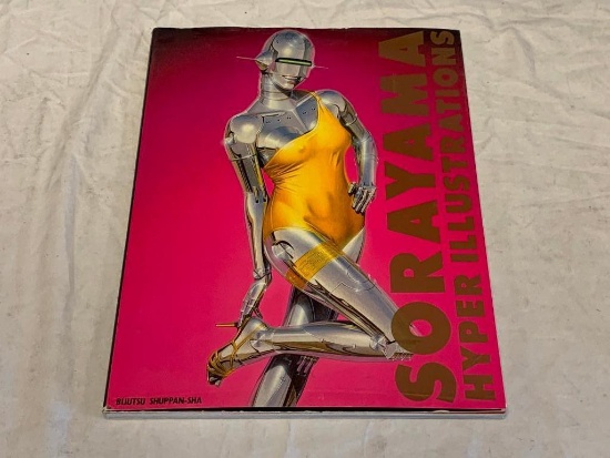 1989 "SORAYAMA HYPER ILLUSTRATIONS" BY HAJIME SORAYAMA SOFTCOVER BOOK